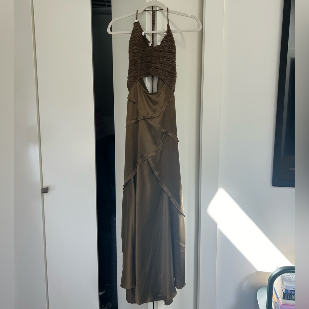 Never Fully Dressed brown dress